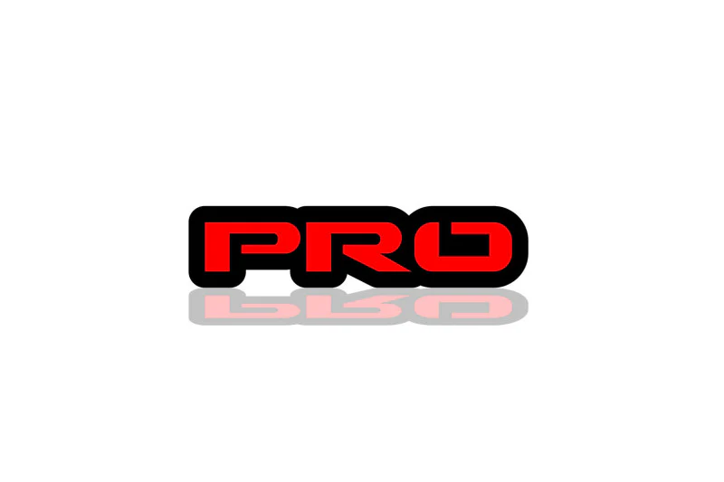 Toyota Illuminated LED Radiator Grille Emblems and Badges with PRO logo