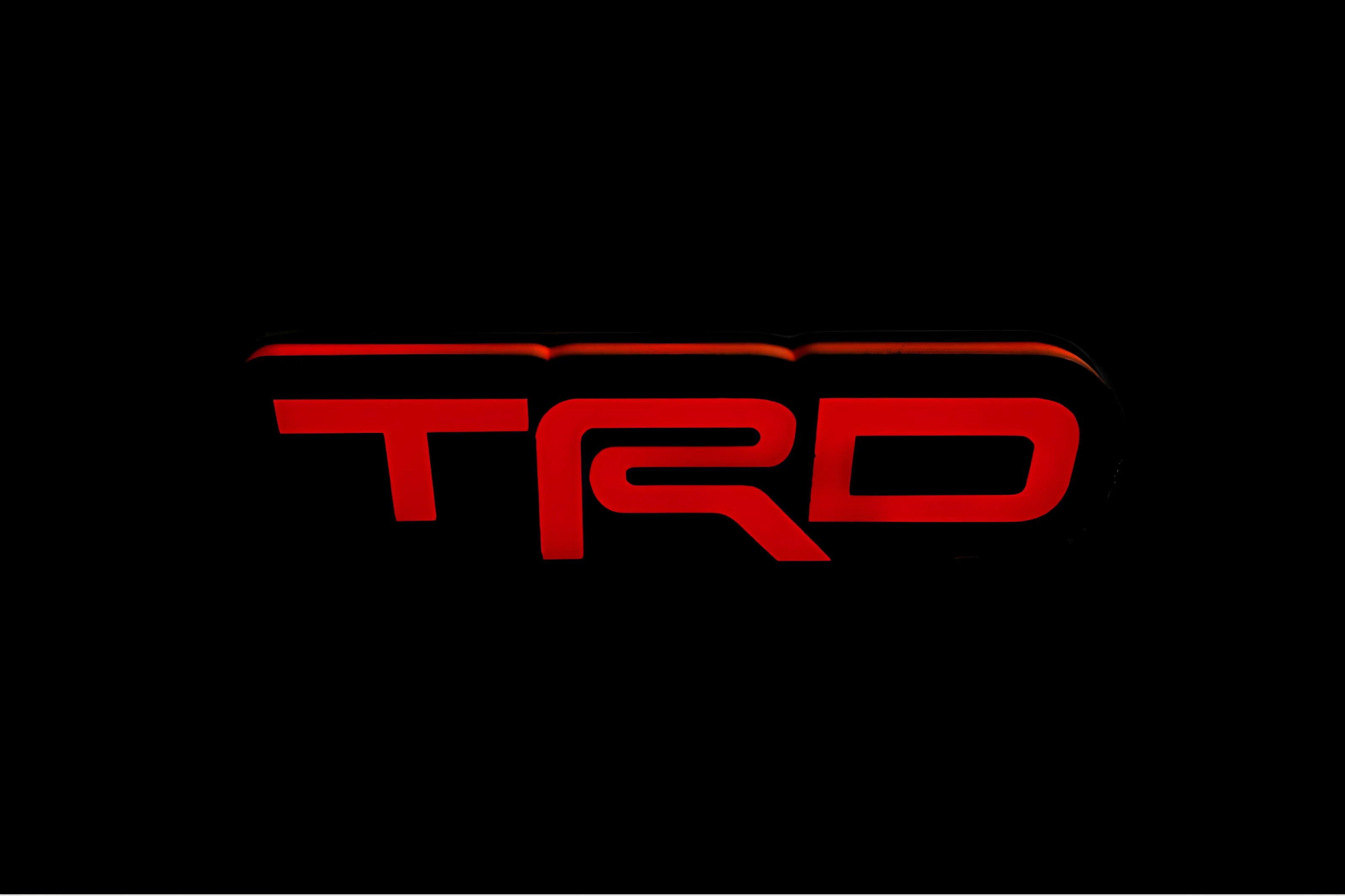 Toyota Illuminated LED Radiator Grille Emblems and Badges with TRD logo - Image 4