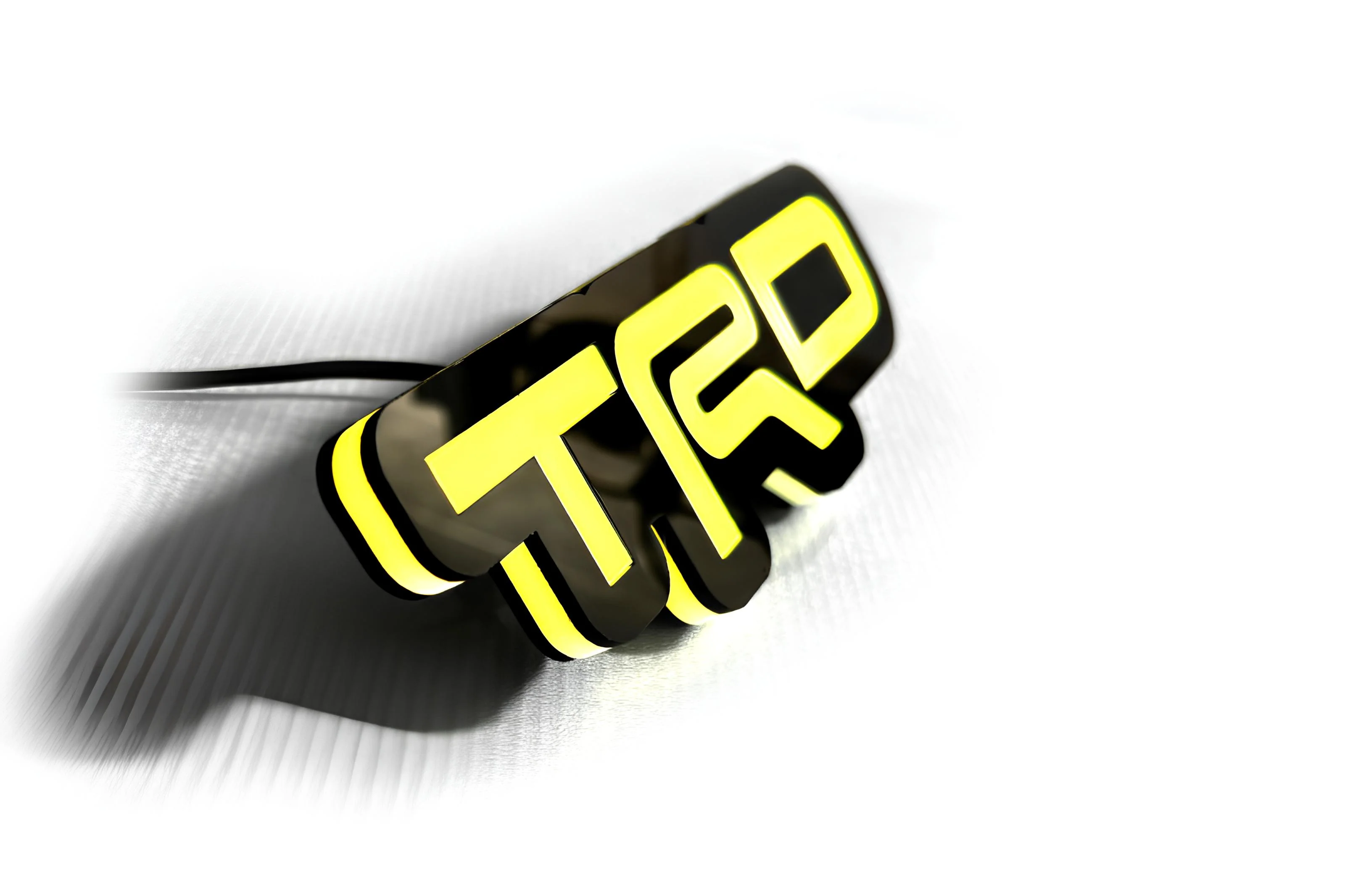 Toyota Illuminated LED Radiator Grille Emblems and Badges with TRD logo - Image 9