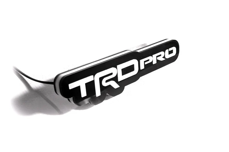 Toyota Illuminated LED Radiator Grille Emblems and Badges with TRDpro logo - Image 4