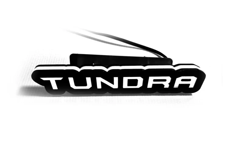 Toyota Illuminated LED Radiator Grille Emblems and Badges with Tundra logo - Image 4