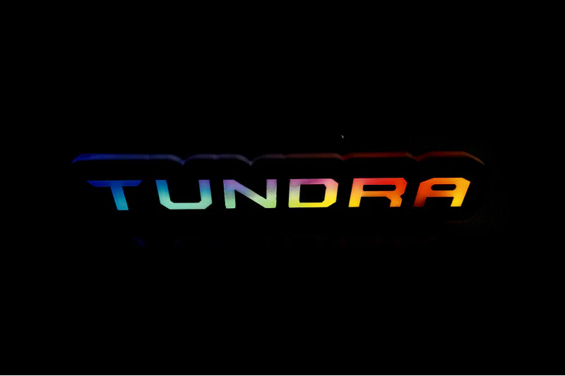 Toyota Illuminated LED Radiator Grille Emblems and Badges with Tundra logo - Image 8
