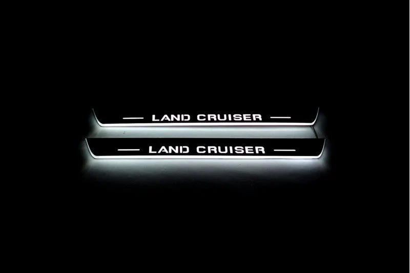 Toyota LC 200 2007-2021 Auto Door Sill Plates With Logo Land Cruiser - Image 10