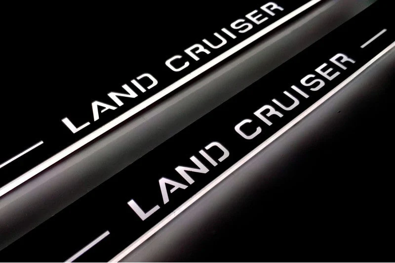 Toyota LC 200 2007-2021 Auto Door Sill Plates With Logo Land Cruiser - Image 12