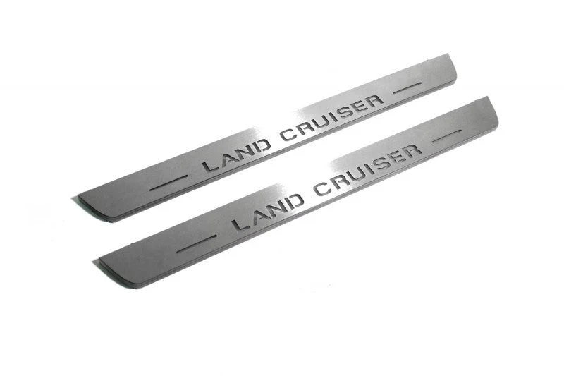 Toyota LC 200 2007-2021 Auto Door Sill Plates With Logo Land Cruiser - Image 13
