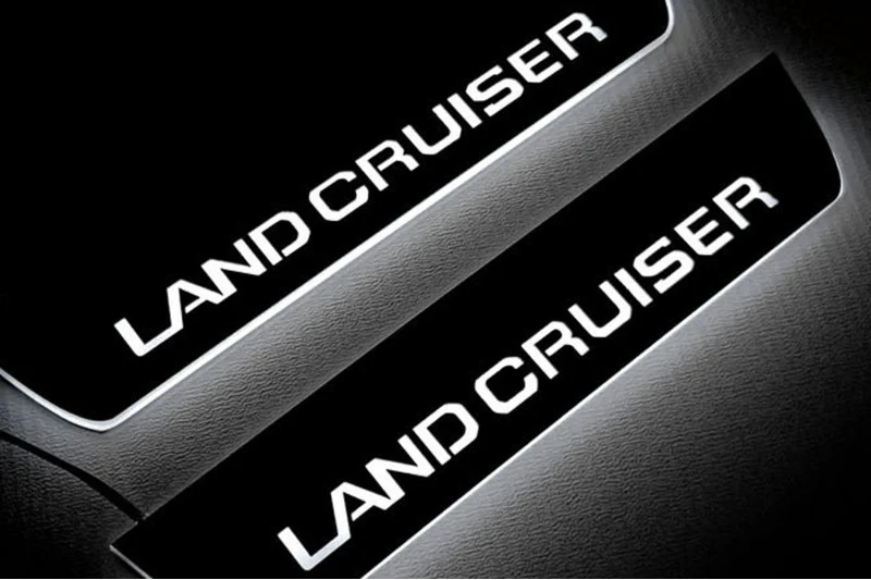 Toyota Prado 250 2023+ Auto Door Sill Plates With Logo Land Cruiser - Image 11