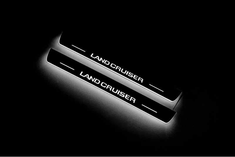 Toyota Prado 250 2023+ Auto Door Sill Plates With Logo Land Cruiser - Image 3