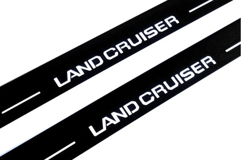 Toyota Prado 250 2023+ Auto Door Sill Plates With Logo Land Cruiser - Image 7