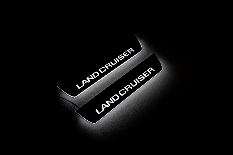 Toyota Prado 250 2023+ Auto Door Sill Plates With Logo Land Cruiser - Image 8