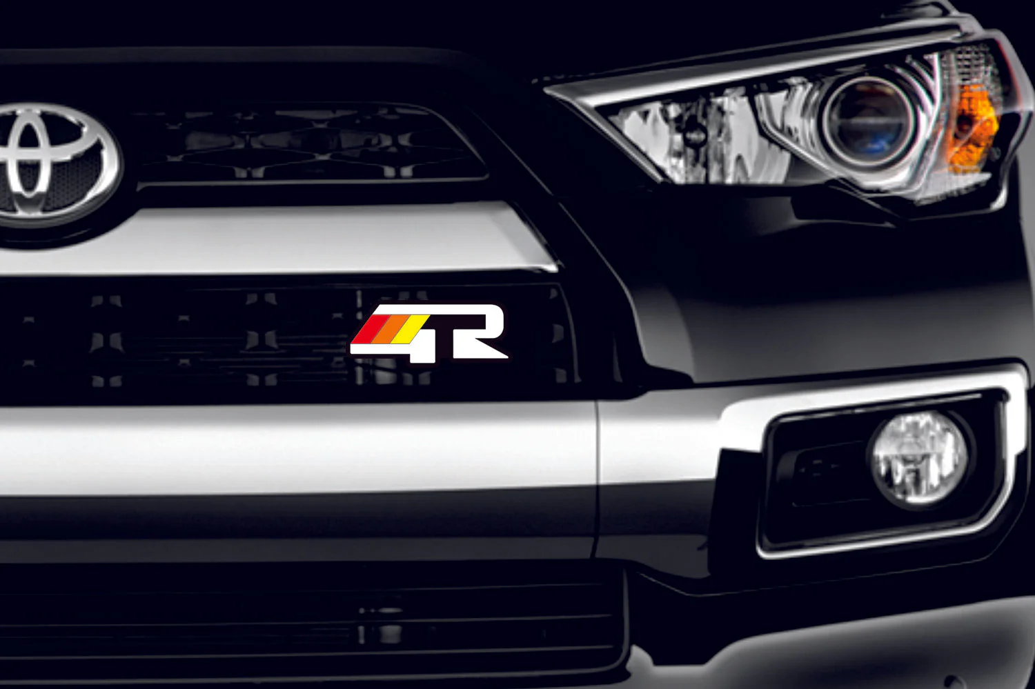 Toyota Radiator grille emblem with 4Runner logo - Image 2