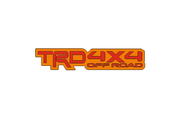 Toyota Radiator grille emblem with TRD 4x4 logo - Image 12