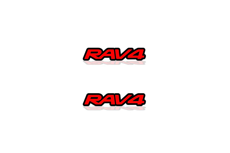 Toyota Rav4 Emblem & Badge Set - Grille and Tailgate Rav4 logo