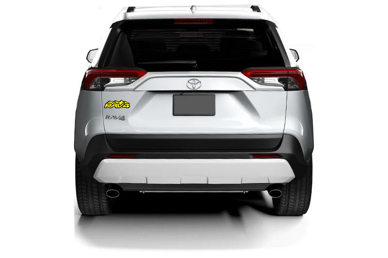 Toyota Rav4 tailgate trunk rear emblem with Rav4 logo (Type 2) - Image 2