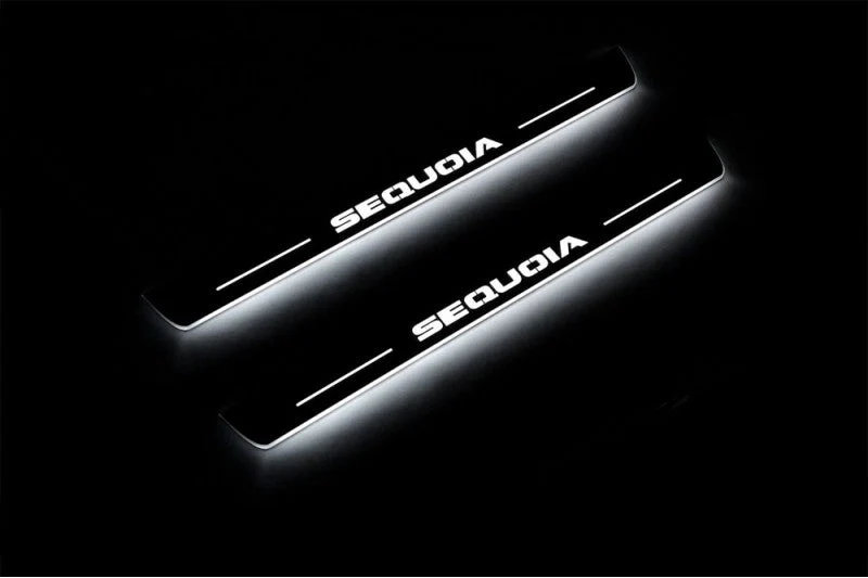 Toyota Sequoia II 2008+ Car Door Sill With Logo Sequoia - Image 9