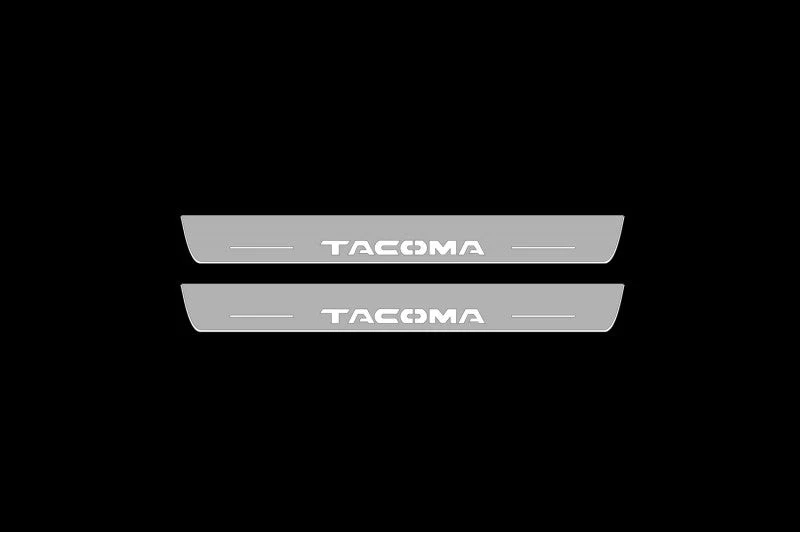 Toyota Tacoma II 2005-2016 Door Sill Protectors With Logo Tacoma - Image 2