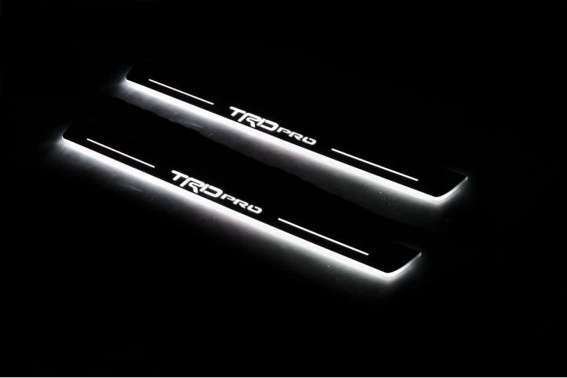 Toyota Tacoma III Door Sill Lights With Logo TRDpro - Image 3