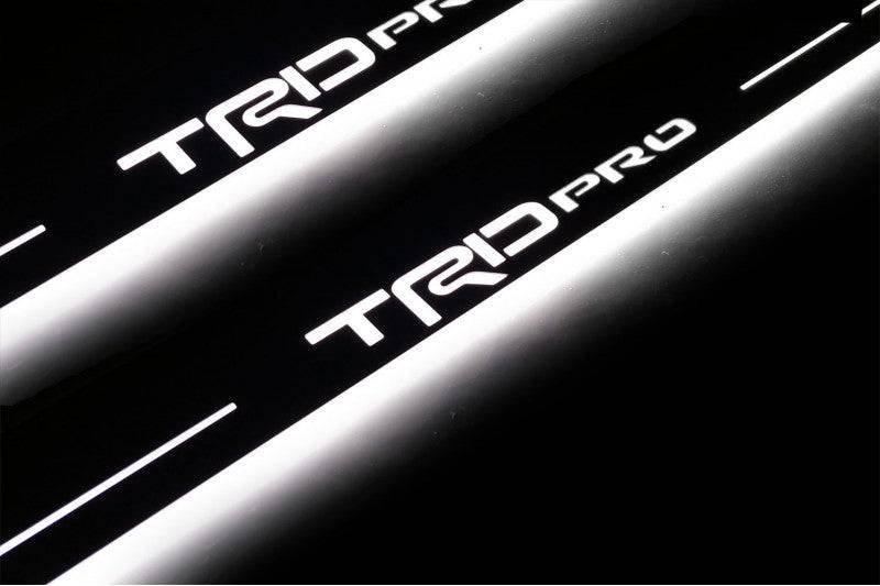 Toyota Tacoma III Door Sill Lights With Logo TRDpro - Image 4