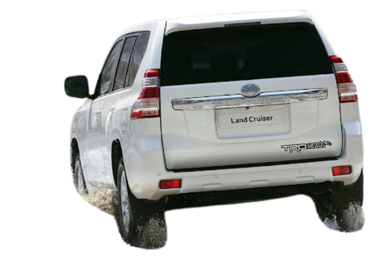 Toyota tailgate trunk rear emblem with TRD offroad logo (type 2) - Image 2