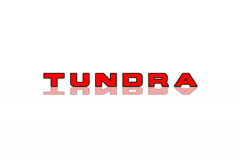 Toyota tailgate trunk rear emblem with Tundra II logo