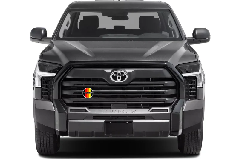 Toyota Tundra Emblem & Badge Set - Grille and Tailgate Tundra III Tricolor logo - Image 2