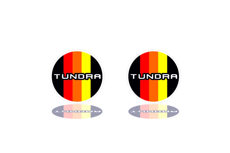 Toyota Tundra Emblem & Badges set with Tundra III Tricolor logo - Image 2