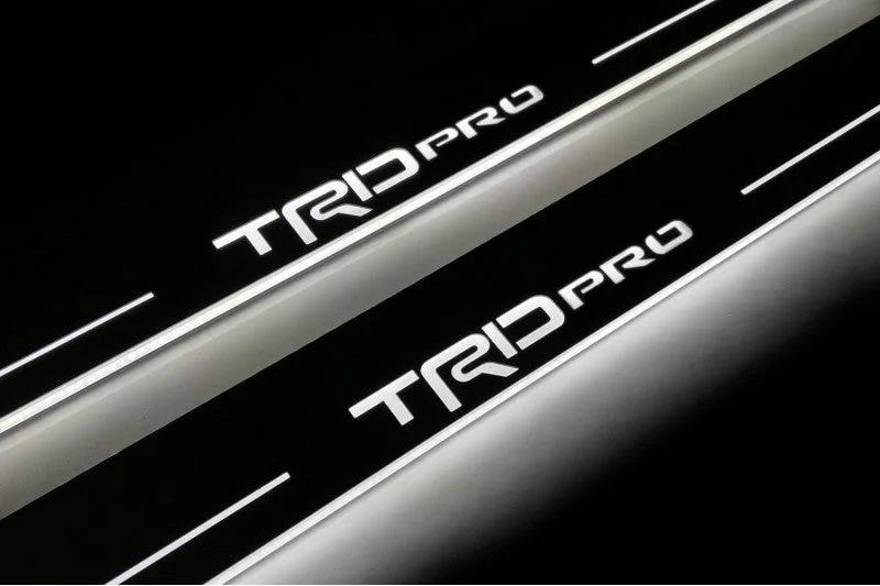 Toyota Tundra III 2014-2021 Door Sill Threshold With Logo TRDpro (CrewMax) - Image 4