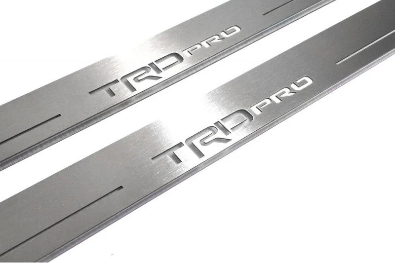 Toyota Tundra III 2014-2021 Door Sill Threshold With Logo TRDpro (CrewMax) - Image 8