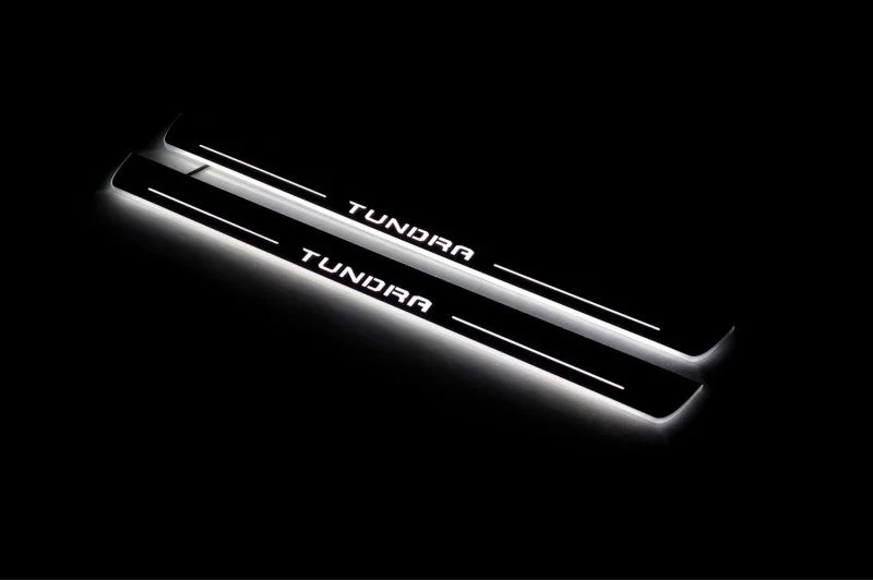 Toyota Tundra IV 2022+ Auto Door Sills With Logo Tundra - Image 3