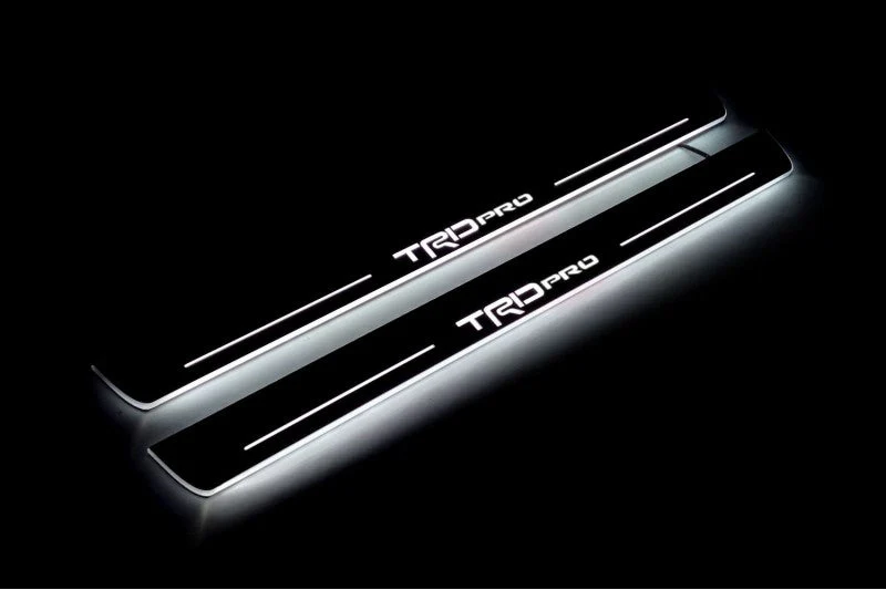 Toyota Tundra IV 2022+ Car Door Sill With Logo TRDpro (CrewMax)
