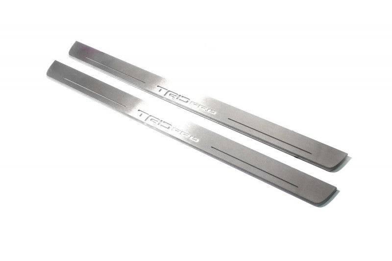 Toyota Tundra IV 2022+ Door Sill Led Plate With TRD Pro Logo - Image 3