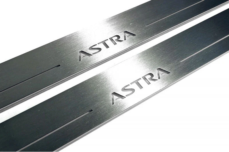 Vauxhall Astra VI 2009-2015 LED Door Sill With Logo Astra - Image 7