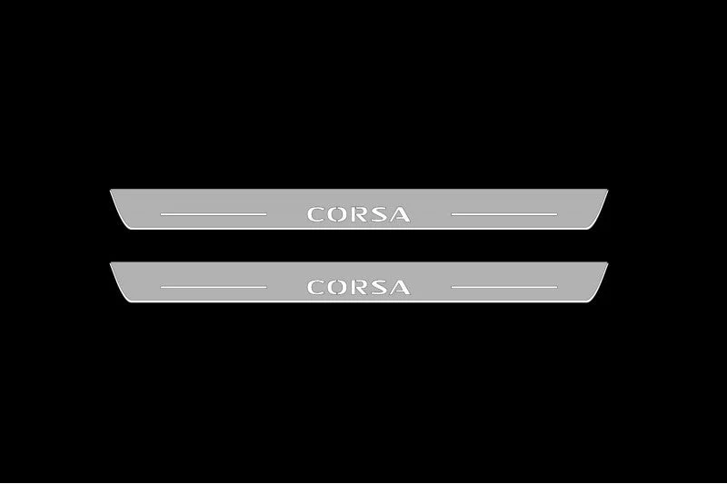 Vauxhall Corsa F 2019+ Auto Door Sills With Logo Corsa