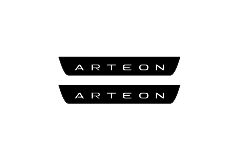 Volkswagen Arteon 2017+ Led Door Sill Pro With Logo Arteon (Premium Painting) - Image 2