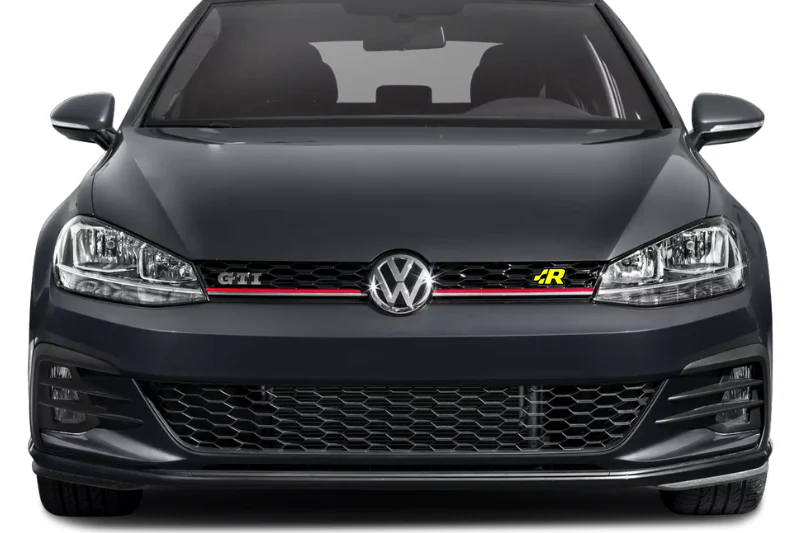 Volkswagen Emblem & Badge Set - Grille and Tailgate R-Line logo - Image 2
