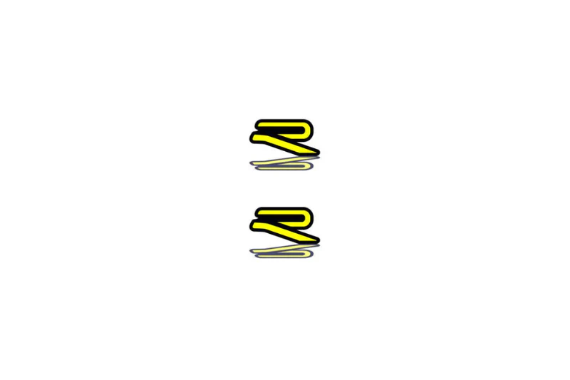 Volkswagen Emblem & Badge Set - Grille and Tailgate R-Line logo (Type 3)