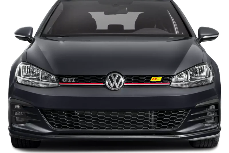 Volkswagen Emblem & Badge Set - Grille and Tailgate R-Line logo (Type 4) - Image 3