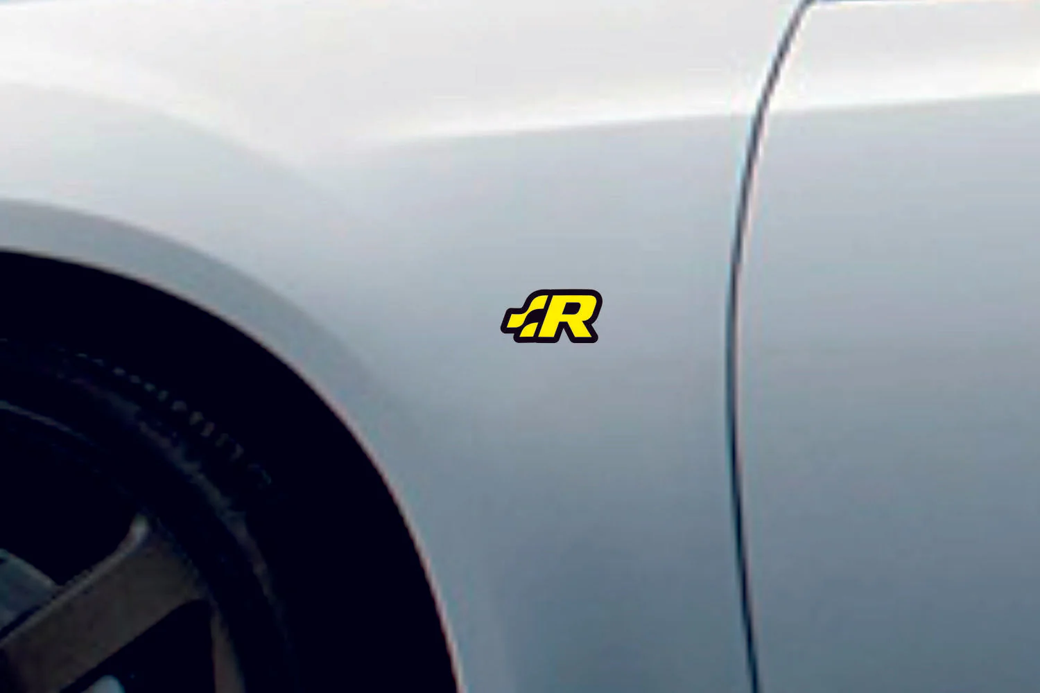Volkswagen emblem (badges) for fenders with R-Line logo - Image 2