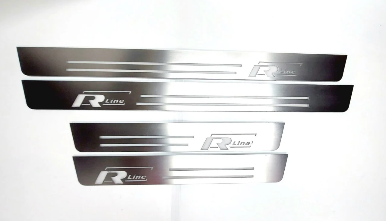 Volkswagen Passat B7 EU 2010-2015 LED Door Sills With R-line Logo - Image 2