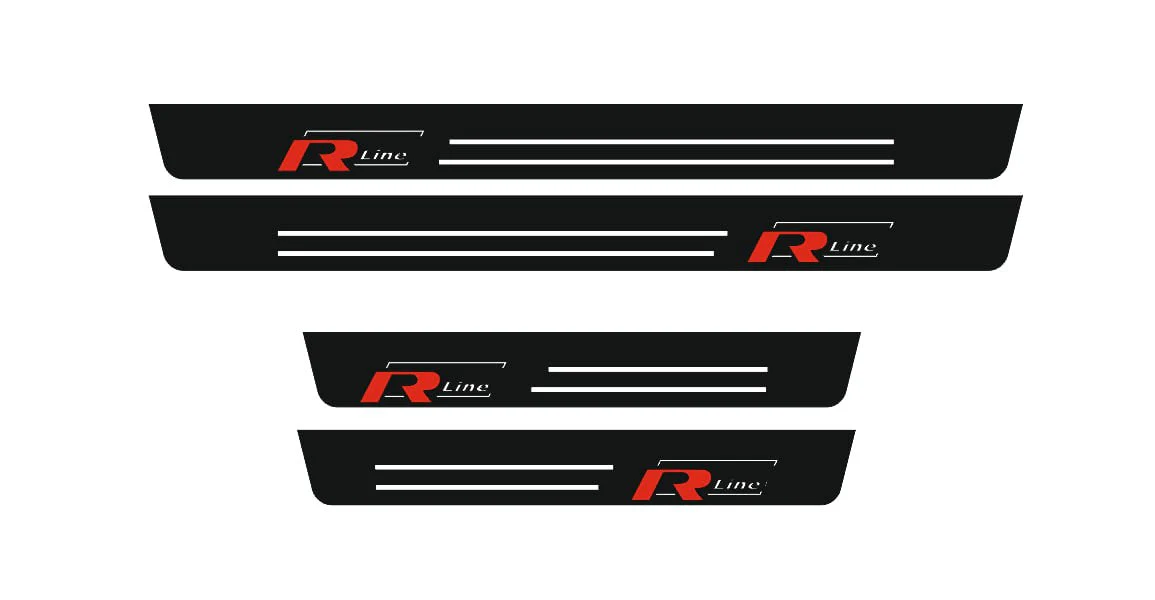 Volkswagen Passat B7 EU 2010-2015 LED Door Sills With R-line Logo - Image 4