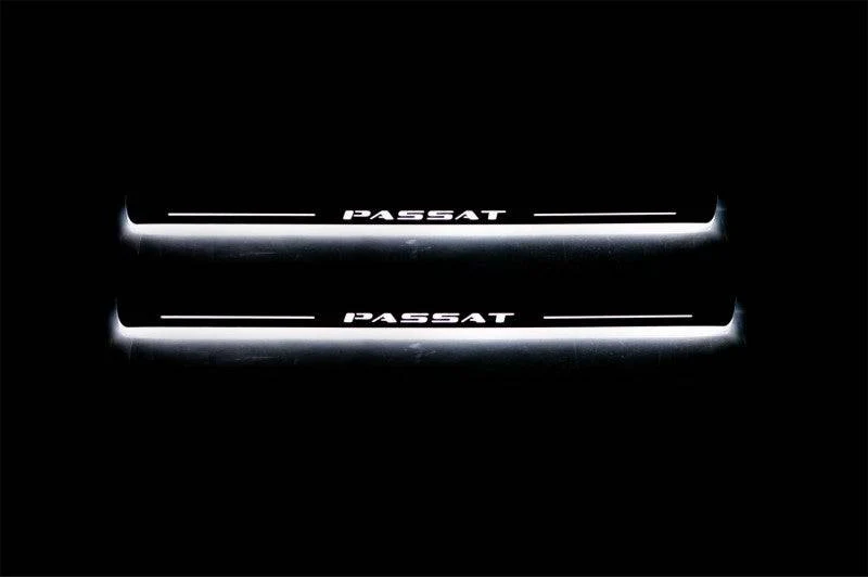 Volkswagen Passat B7 USA 2011-2019 LED Door Sill With Logo Passat - Image 2