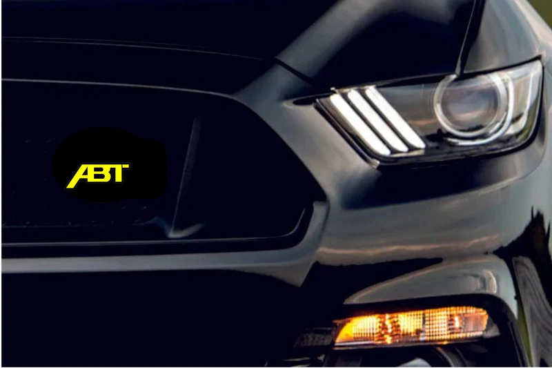 Volkswagen Radiator grille emblem with ABT logo - Image 2