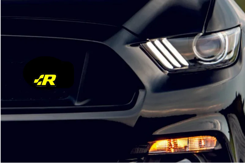 Volkswagen Radiator grille emblem with R-Line logo - Image 2