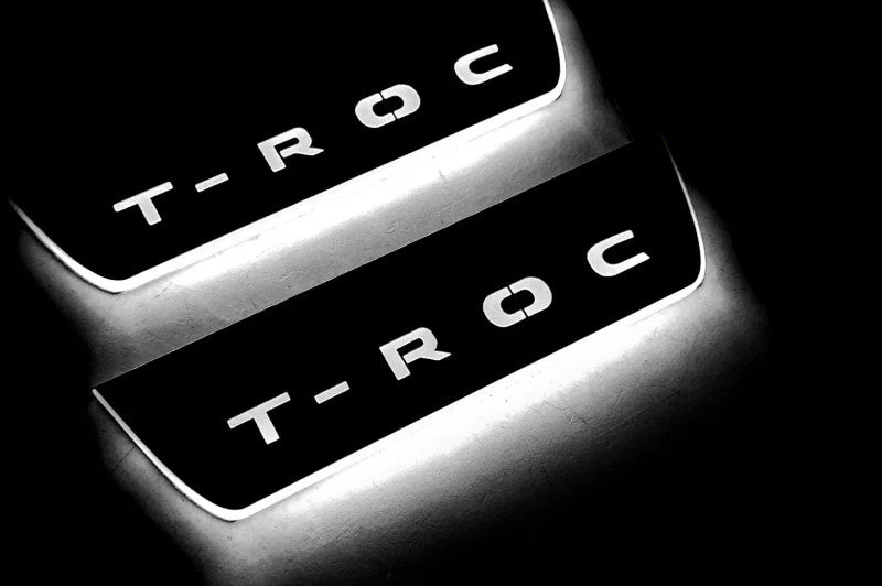 Volkswagen T-Roc 2017+ Door Sill Protectors With Logo T-Roc - Image 11