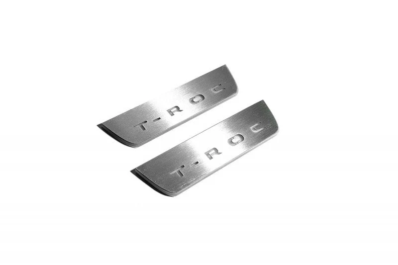 Volkswagen T-Roc 2017+ Door Sill Protectors With Logo T-Roc - Image 12