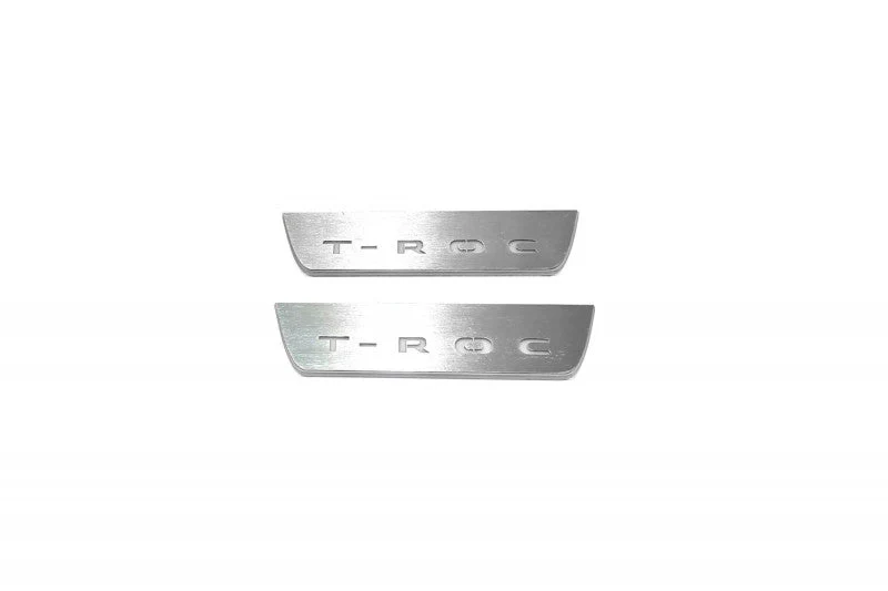 Volkswagen T-Roc 2017+ Door Sill Protectors With Logo T-Roc - Image 13