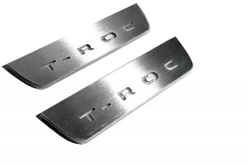 Volkswagen T-Roc 2017+ Door Sill Protectors With Logo T-Roc - Image 15