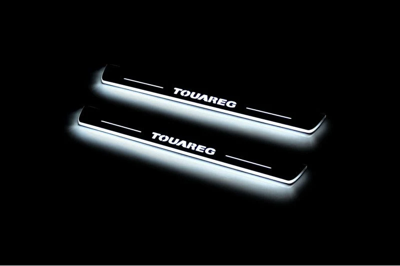 Volkswagen Touareg II 2010-2018 Door Sill Led Plate With Logo Touareg - Image 3