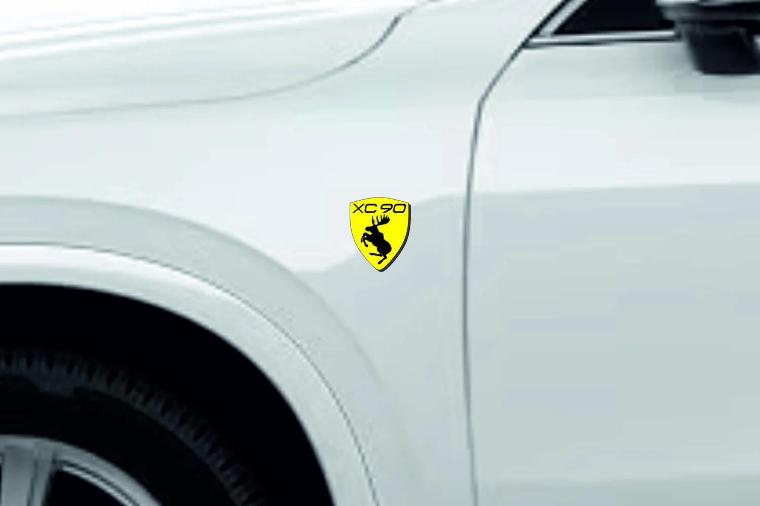 Volvo emblem for fenders with Volvo XC90 II logo - Image 2
