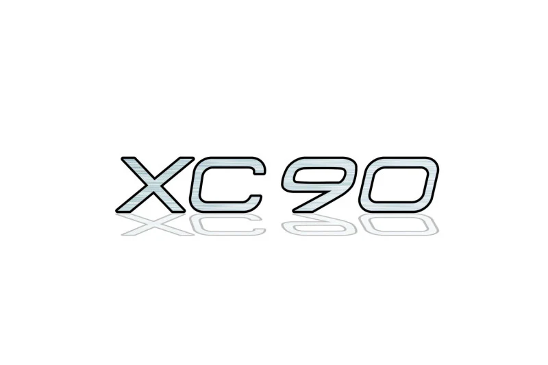 Volvo tailgate trunk rear 3D emblem with XC90 logo for Volvo XC90 II 2015+ (type MIXT) - Image 3