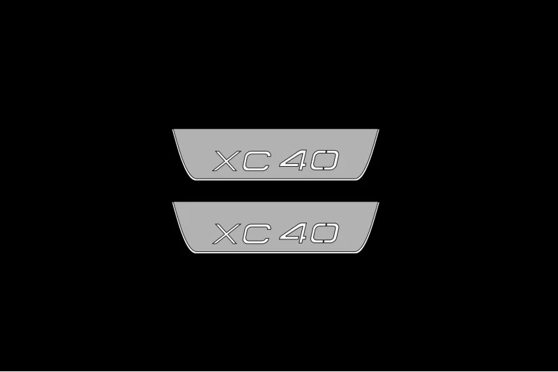 Volvo XC40 2017+ LED Car Door Sill With Logo XC40 - Image 2
